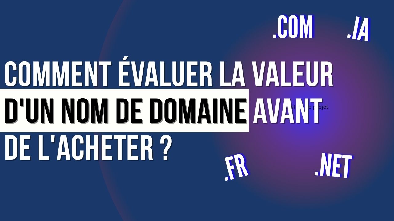 Comment évaluer la valeur d’un nom de domaine avant de l’acheter